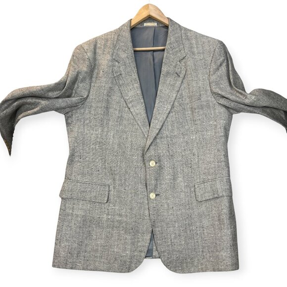 ANDRÉ VILLARD Paris Mens Blazer Donegal Tweed Classic Tailored Sport Coat 46L - Picture 4 of 16